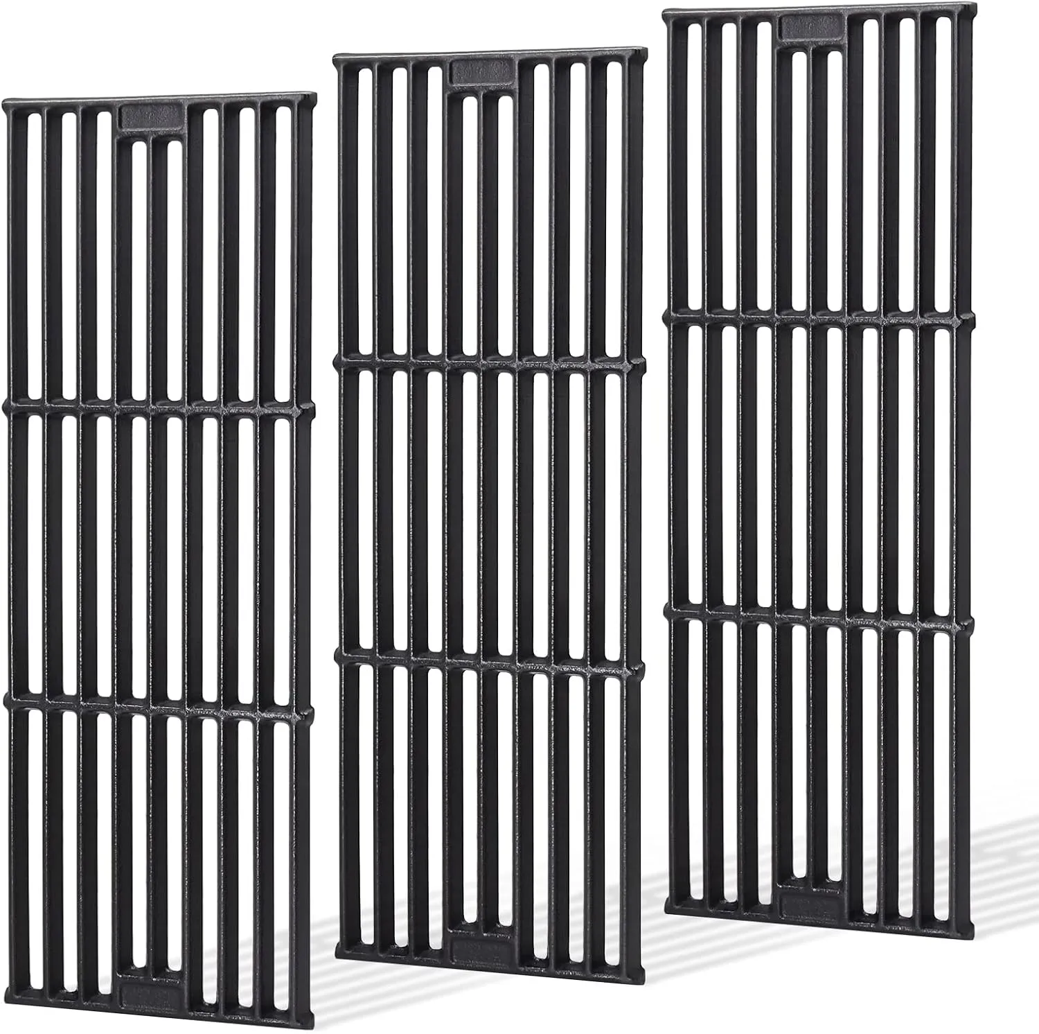 Criditpid Grill Grates Replacement for Char Griller 5050, 5650, 2121, 3001, 5072, 2123, 3072, 2828, 3030, 4000, King Griller 3008 5252, 19 3/4" Cast Iron Cooking Grid for Chargriller Duo 5050 Parts