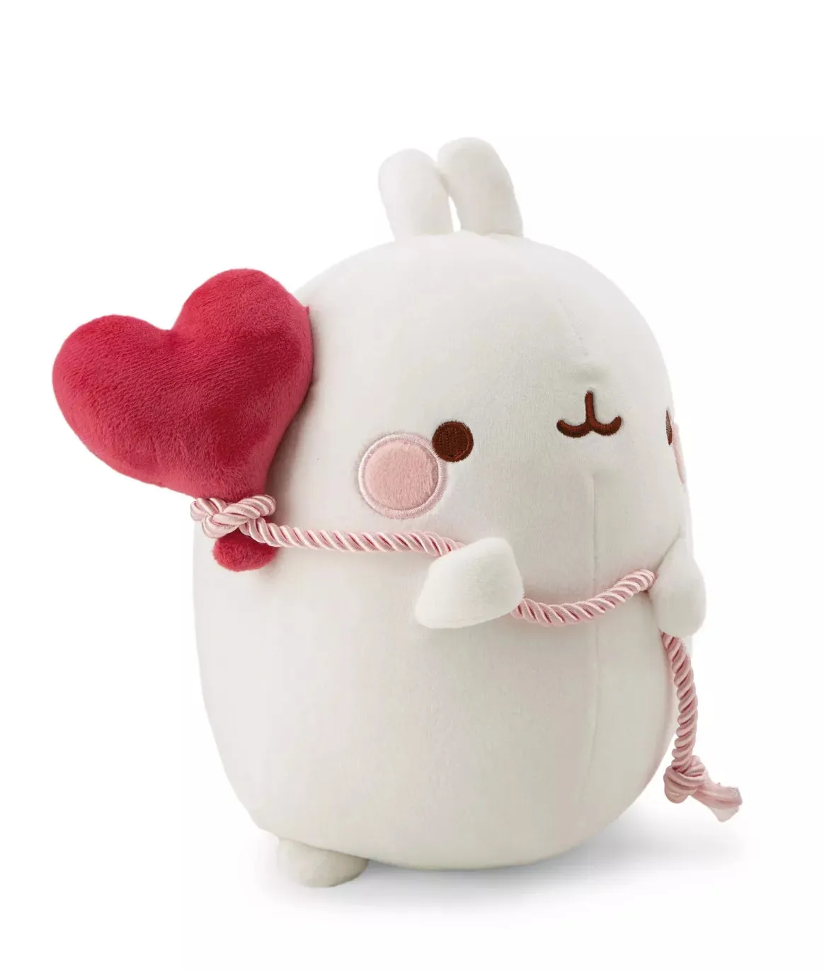 Cuddly toy MOLANG with heart balloon 24cm in gift packaging
