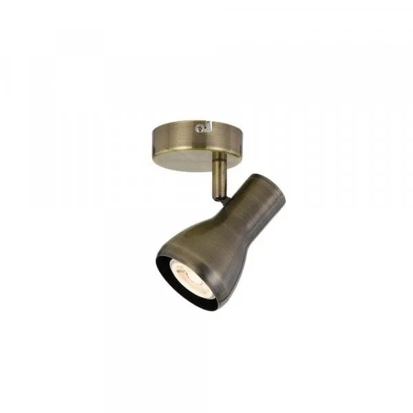 CURTIS - Modern Antique Brass Adjustable GU10 Interior Spot Light