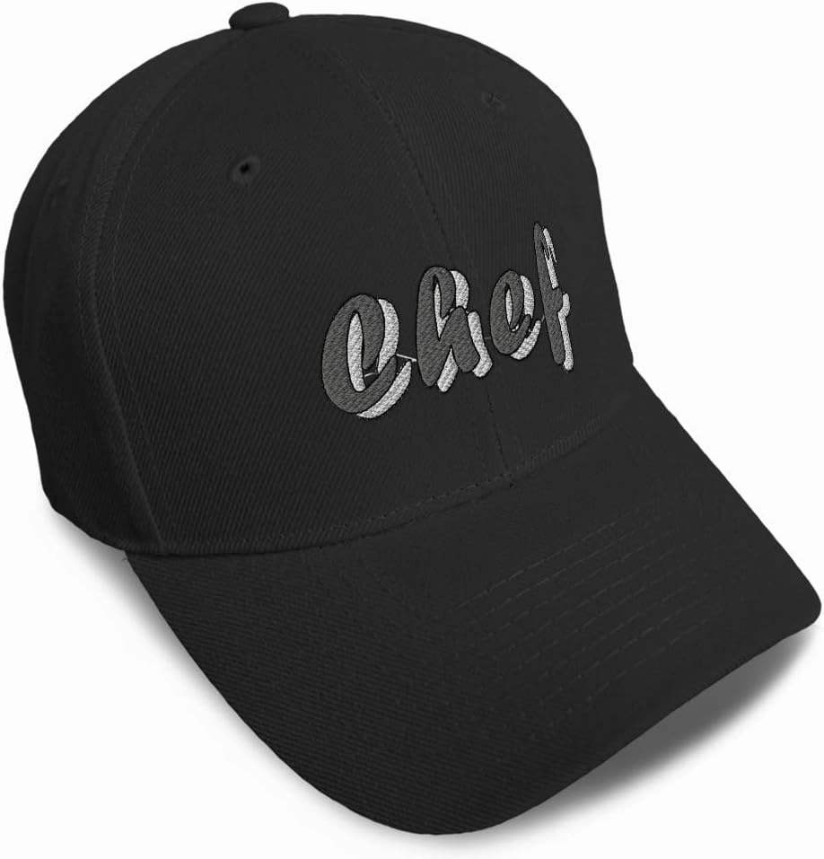 Custom Baseball Caps for Men & Women Embroidered Chef Ladies & Men Baseball Hats Acrylic