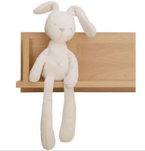 Cute Bunny Soft Plush Toy – Beige Rabbit Stuffed Animal