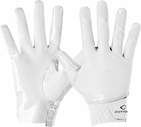 Cutters Rev Pro Football Gloves, Men's Sticky Ultra Grip Receiver Gloves, Adult, 1 Pair