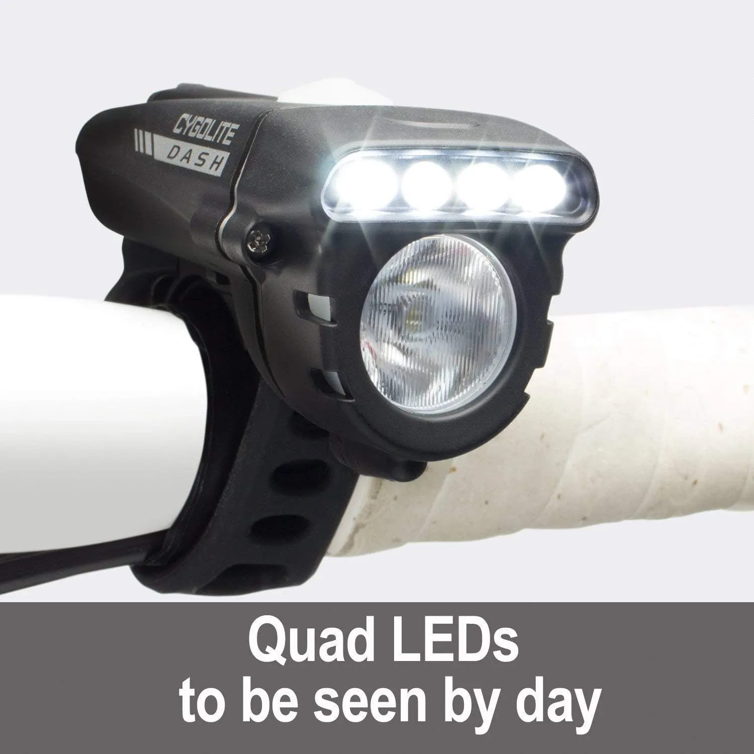 CYGOLITE Dash– 600 Pro, 520, 460 Lumen Bicycle Light Models– 5 Night & 3 Daytime Modes– Ultra Compact– IP64 Water Resistant– Sturdy Flexible Mount– USB Rechargeable– for Aero Road, Commuter Bicycles