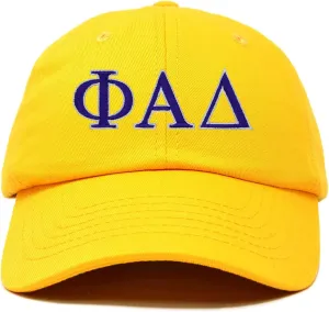 DALIX Phi Alpha Delta Greek Letters Ball Cap Embroidered Hat