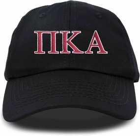 DALIX Pi Kappa Alpha Greek Letters Ball Cap Embroidered Hat