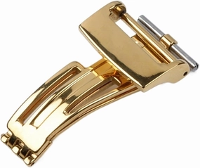 DASEB 18mm Watch Accessories Butterfly Buckle For AP Royal Oak Series Leather Rubber Strap Clasp Stainless Steel Folding Buckle