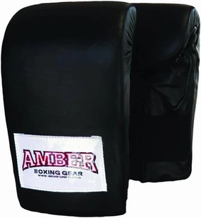 Deluxe Boxing Bag Gloves, Top-Grain Leather, Shock-Absorbing Padding, Elastic Wrist, Lightweight & Durable, Perfect for Boxing & Training