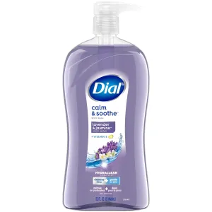 Dial Body Wash, Calm & Soothe Lavender & Jasmine Scent, 32 fl oz (Pack of 2)