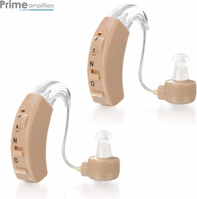 Digital Hearing Amplifier Aids - Set of 2 Amplifiers - Aid Your Hearing - for Men and Women