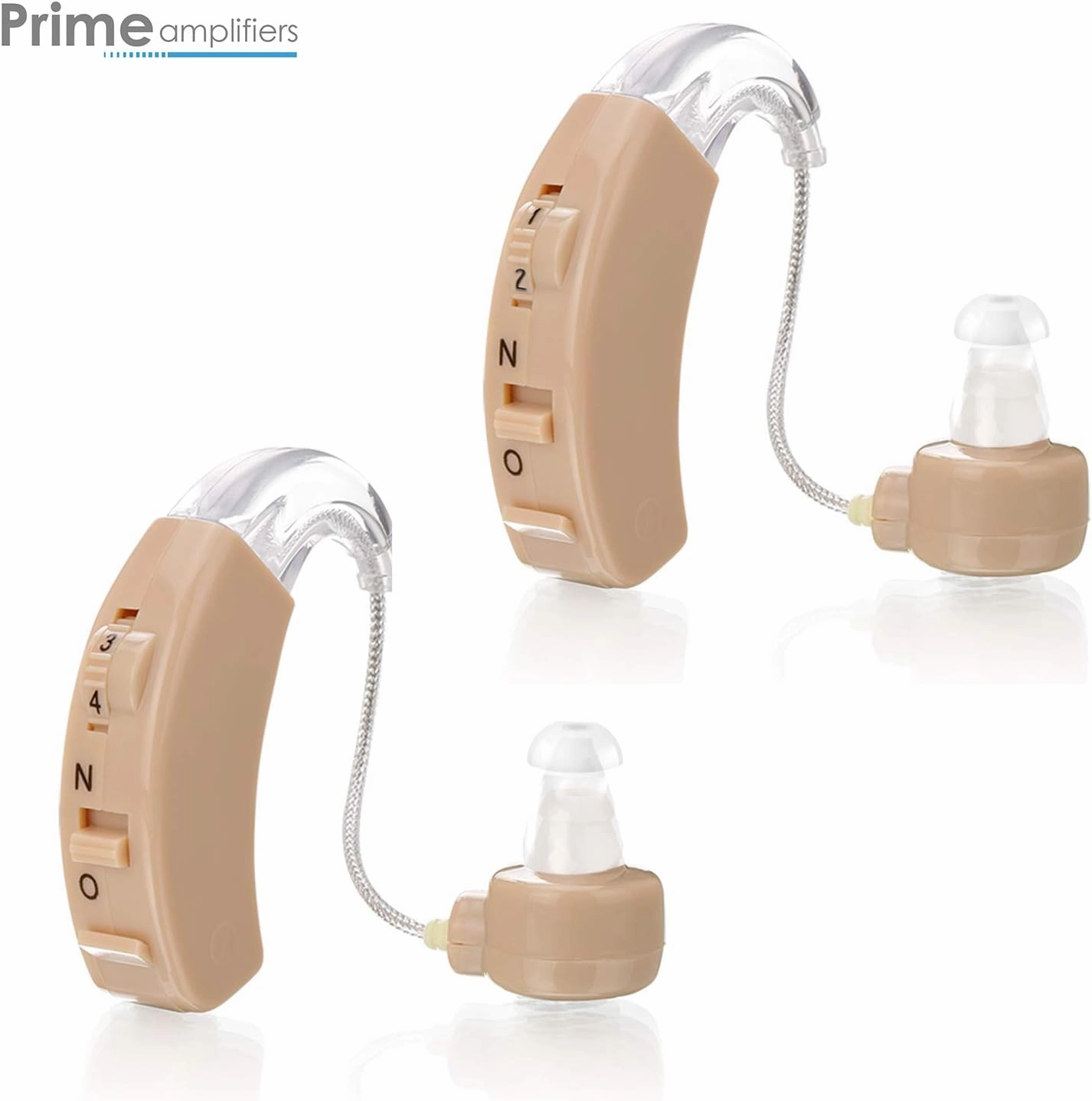 Digital Hearing Amplifier Aids - Set of 2 Amplifiers - Aid Your Hearing - for Men and Women