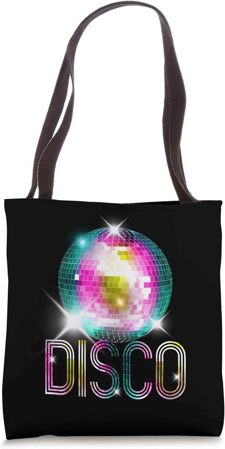 Disco Ball Dancing Tote Bag