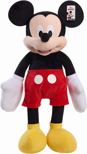 Disney Junior Mickey Mouse 40 Inch Giant Plush Mickey Mouse Stuffed Animal for Kids, Kids Toys for Ages 2 Up by Just Play