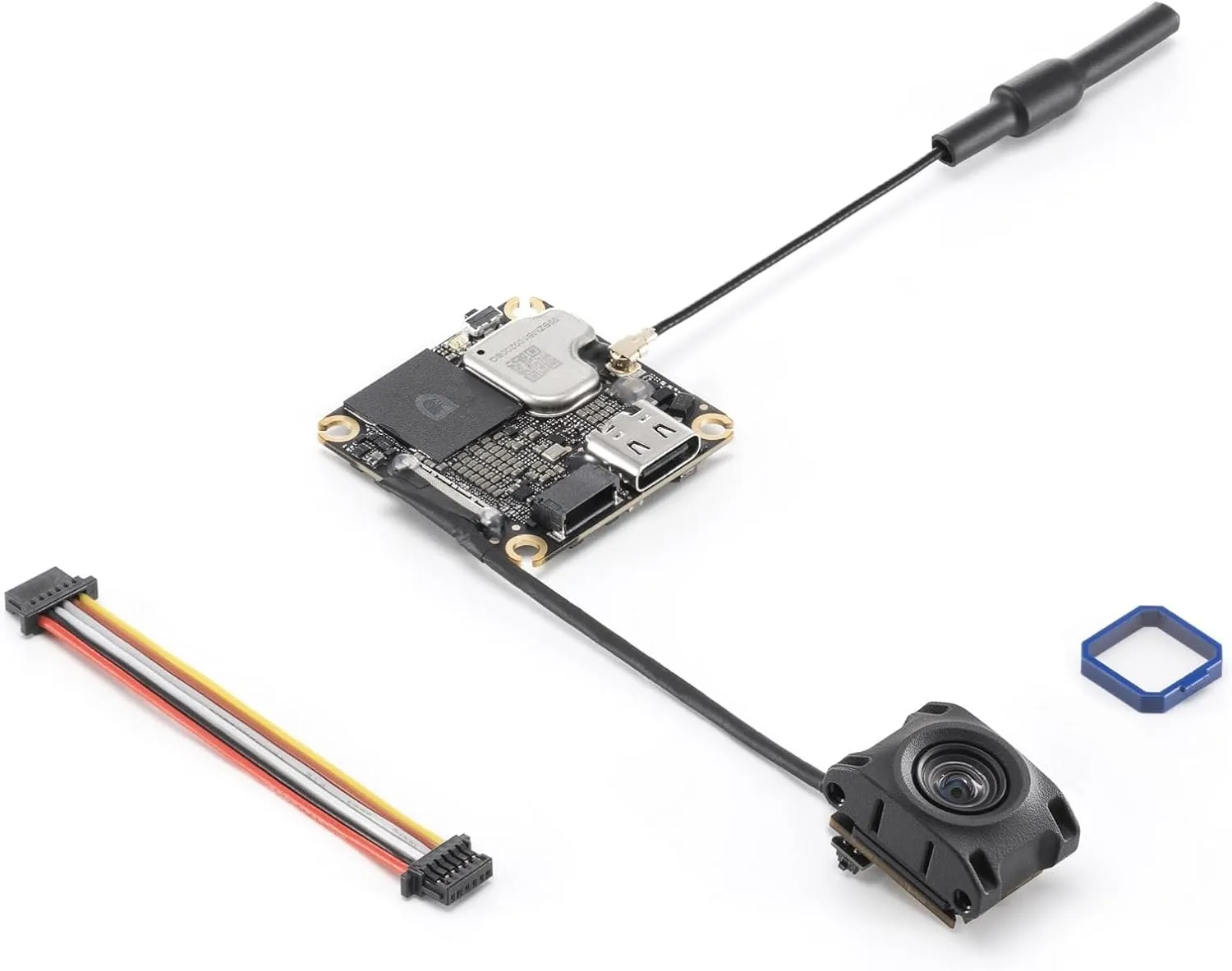 DJI O4 Air Unit for FPV Drone, Digital Transmission System, 20ms Low Latency, 10km Max Range, 4K/60fps Video Recording, 1080p/100fps Live View, 8.2g Lightweight Body, 1/2-inch CMOS Sensor