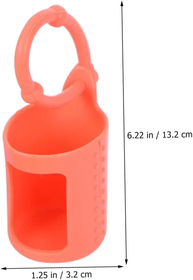 DOITOOL Essential Oil Bag 18 Pcs Essential Oils Bottle Covers for Travel Silicone Protect Case Bottle Cap Accessories Perfume Perfume Roller Bottle Sleeve