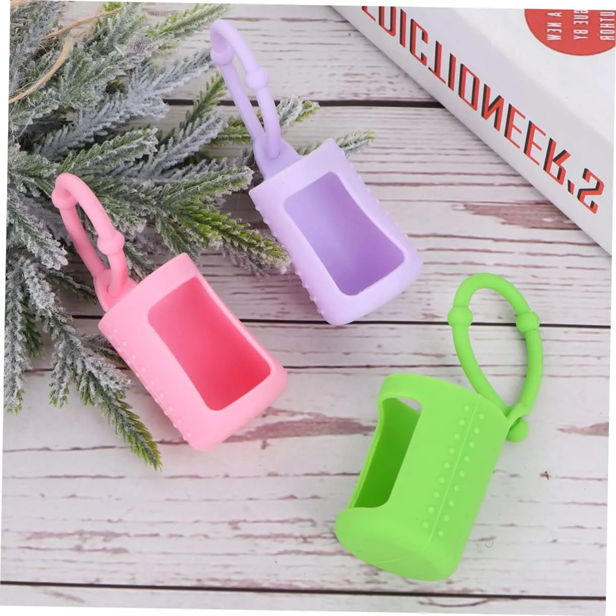 DOITOOL Essential Oil Bag 18 Pcs Essential Oils Bottle Covers for Travel Silicone Protect Case Bottle Cap Accessories Perfume Perfume Roller Bottle Sleeve