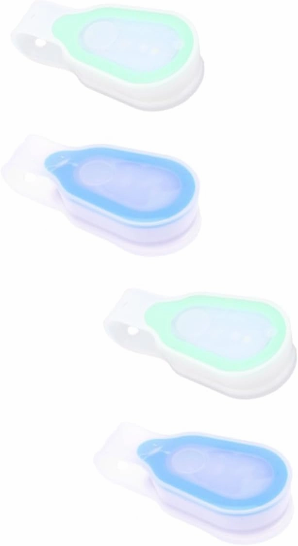 DOITOOL 4 pcs Running Lights Sport Accessories Biking Accessories Glow Accessories Clip on pet Light Night Running Light Clip on Light for Runners Light for Running Lighting Supplies Bike