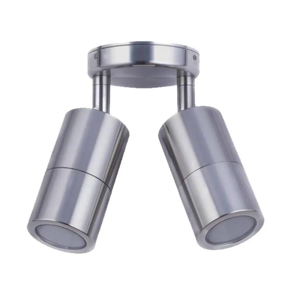 Double Adjustable Outdoor Wall Light 2xGU10 IP65 in Different Colours CLA Lighting - PG2A