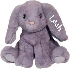 Douglas Purple Easter Bunny Stuffed Animal Easter Basket Stuffers and Spring Holiday Decoration Gifts Personalized with Custom Name