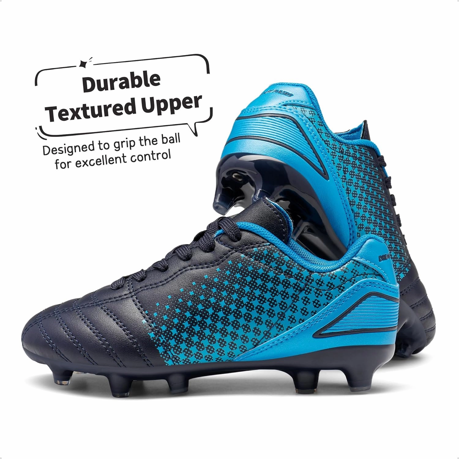 DREAM PAIRS Boys Girls Outdoor Sport Football Shoes Soccer Cleats for Little/Big Kid