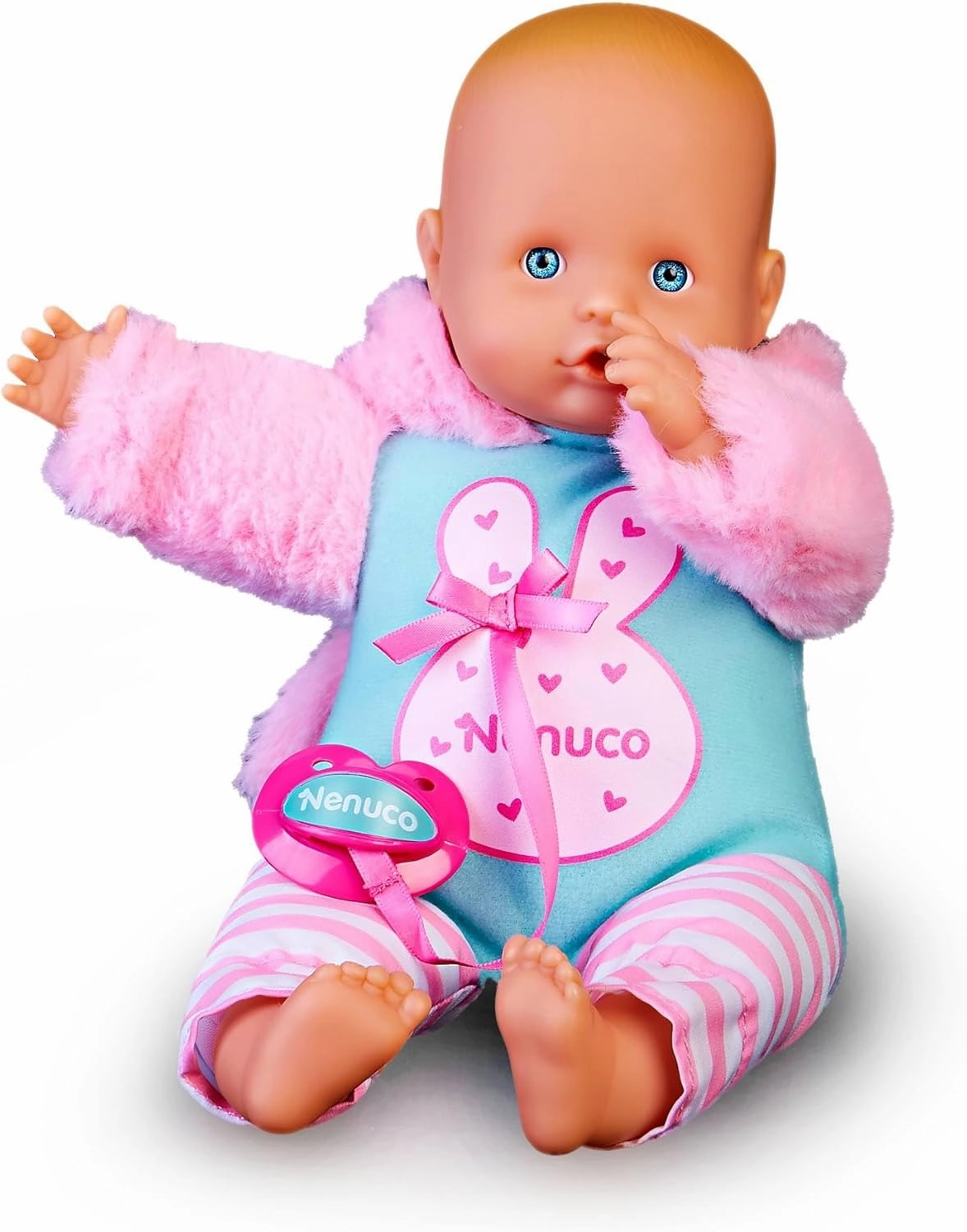 Dress Up Baby Doll with Bunny Outfit, 12" Doll