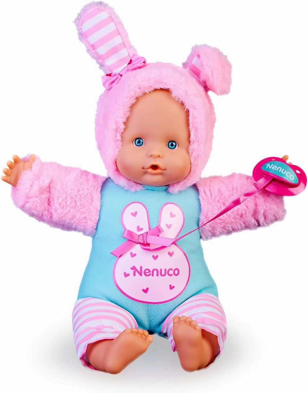 Dress Up Baby Doll with Bunny Outfit, 12" Doll