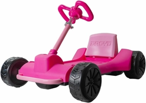 Droyd Zypster Electric Go Kart for Kids, 25V Lithium Ion Battery w/Dual 50W Brushed DC Motor Up to 3-6 Mph, Adjustable Height and Seat, Gifts for Boys & Girls, Parental Control, Safe Ride On Toy