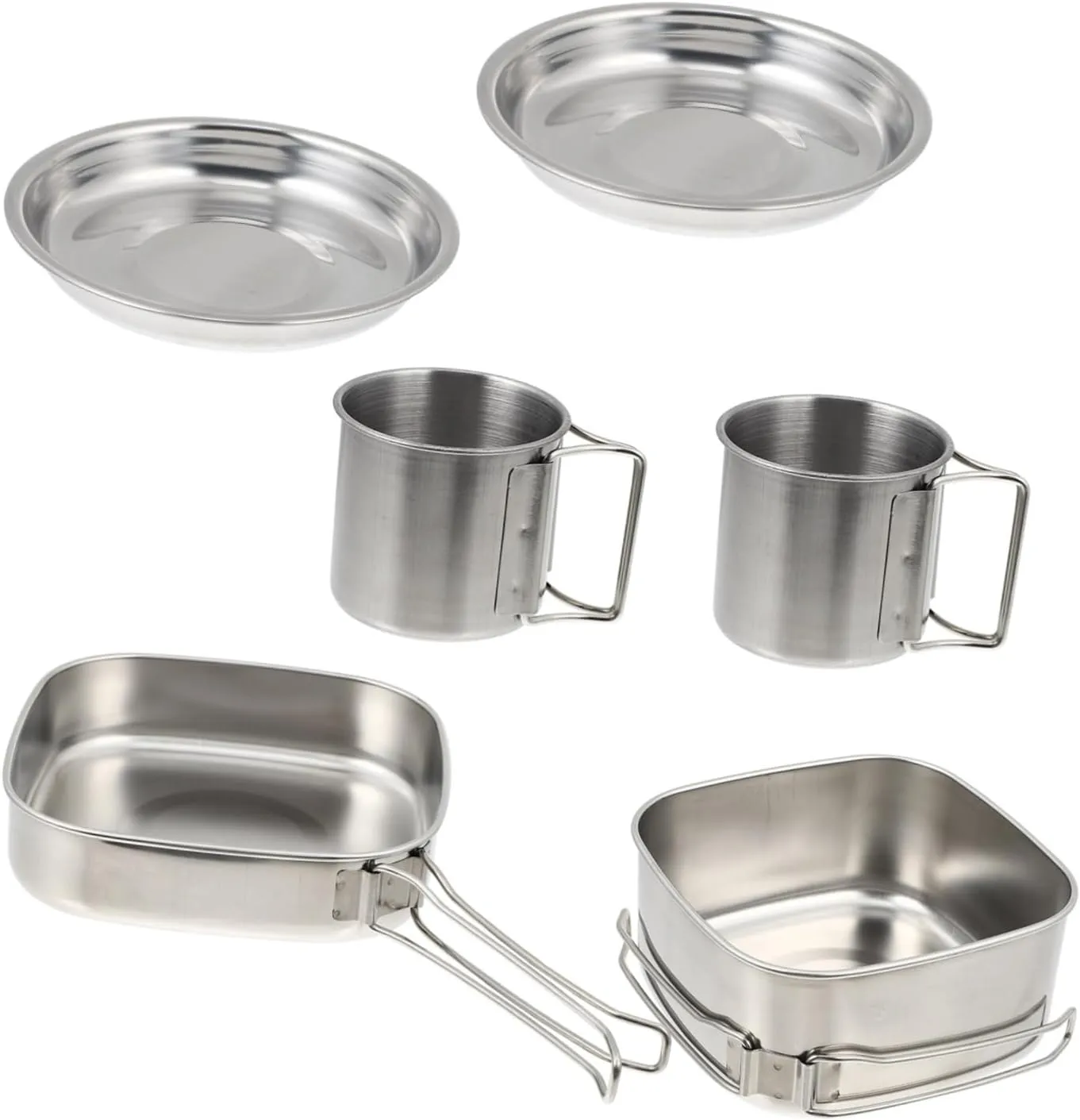 Durable Outdoor Picnic Cooking Utensils Set Stainless Steel Camping Cookware