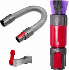 Dusting Brush   Flexible Extension Hose Compatible with Dyson V15 V7 V8 V11 V10 Vacuum Cleaner,Bristle Dust,Scratch-free Dusting Brush,Replacement for Cordless Vacuum Systems Parts accessories