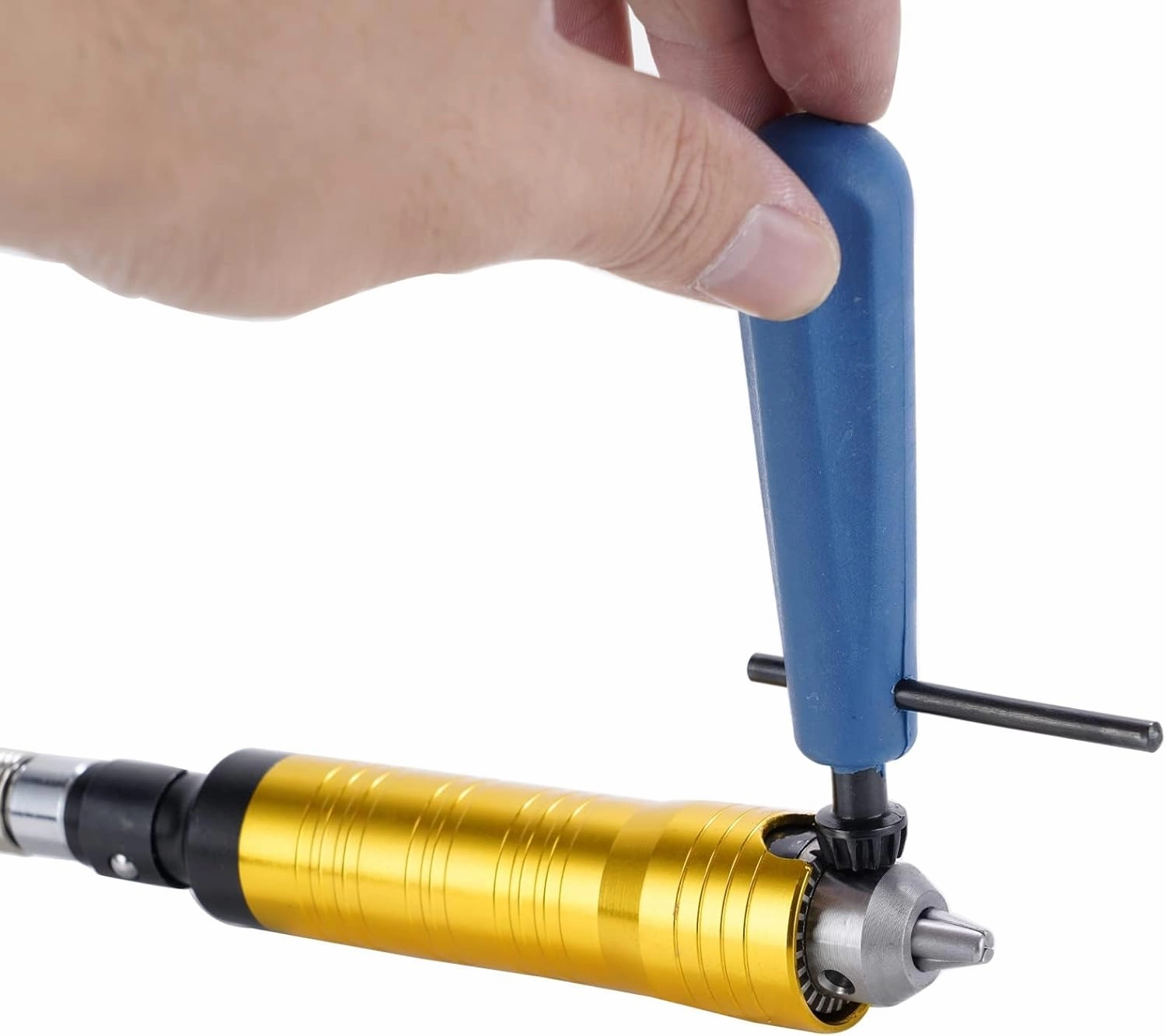 DZQ Flex Shaft Rotary Tool 1000W Hanging Grinding Machine 6.5mm Rotary Carver with 3-Jaw Chuck& Stepless Speed Foot Pedal 30000RPM with Rotating Bur Holder for Carving, Buffing(w/ 77pcs Accs)