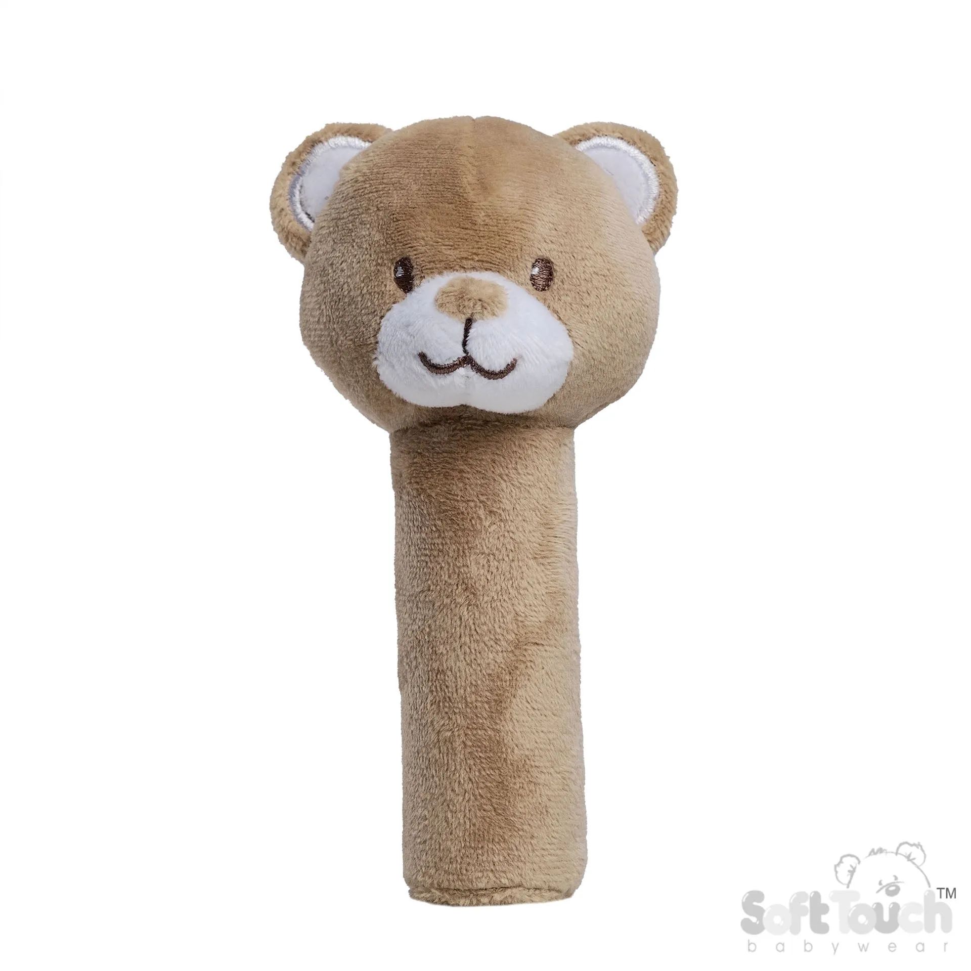 Eco Recycled Baby Squeaky Toy - Brown (PK6) ESQ64-BR
