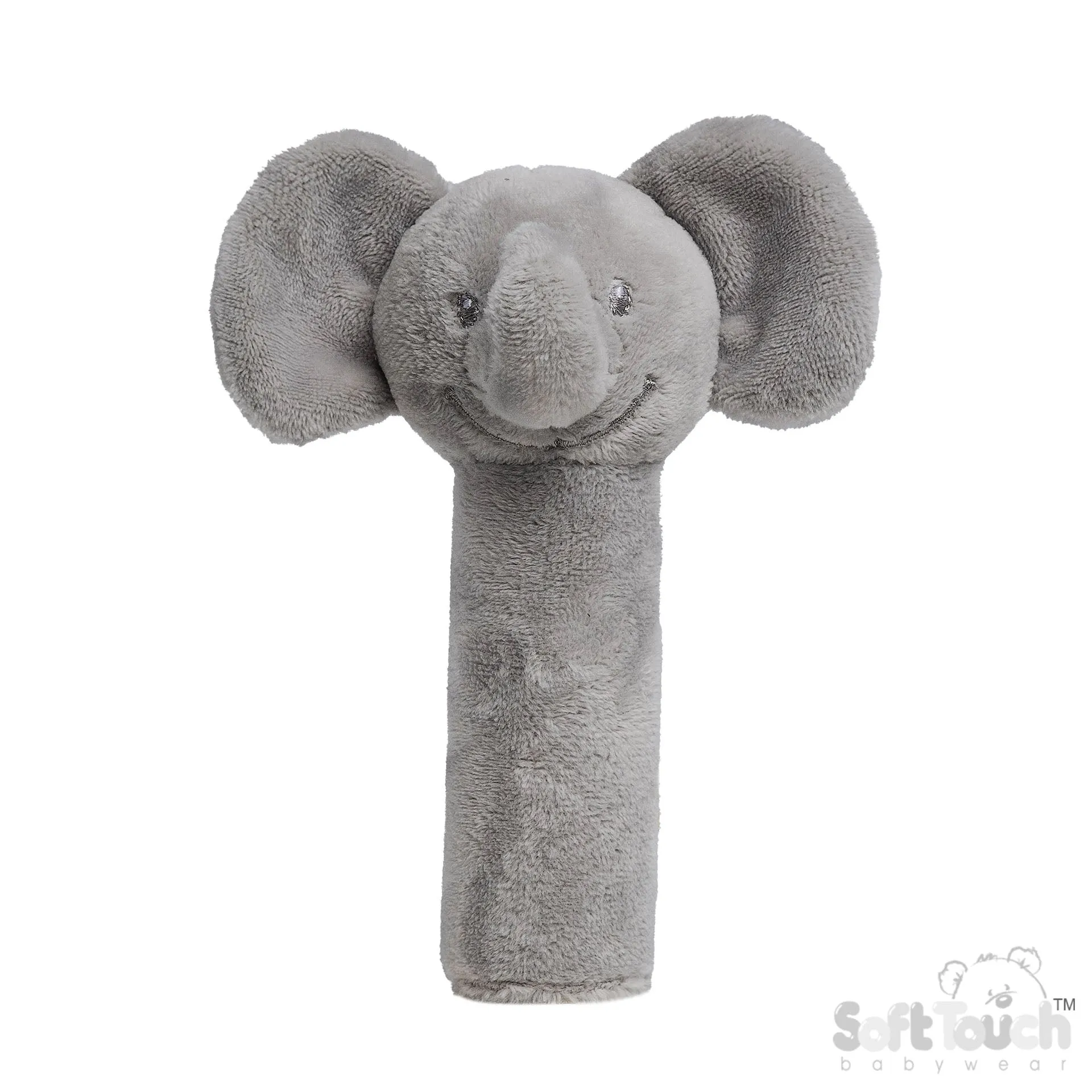 Eco Recycled Baby Squeaky Toy - Grey (PK6) ESQ66-G