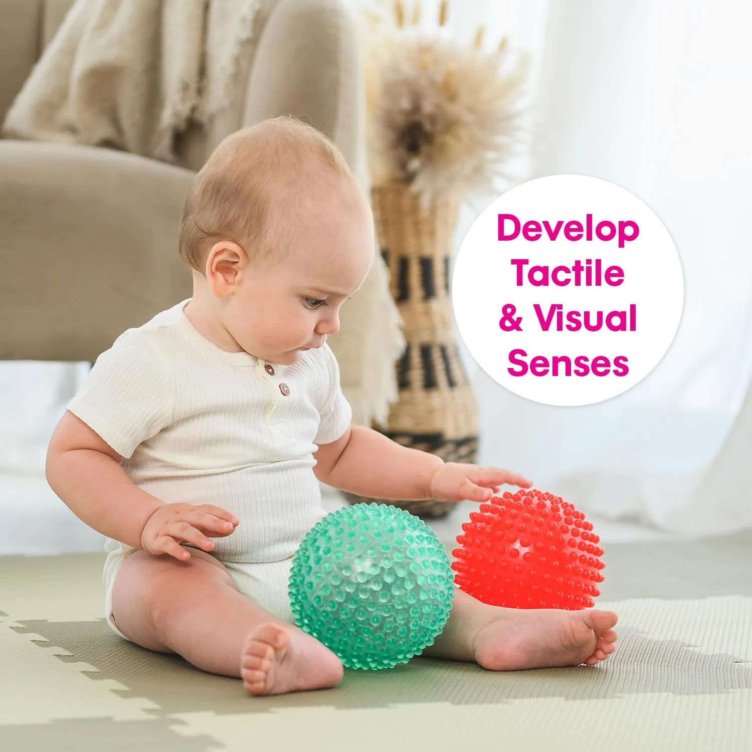 Edushape Scented Sensory Balls Baby Toys & Gifts for Ages 1 to 3