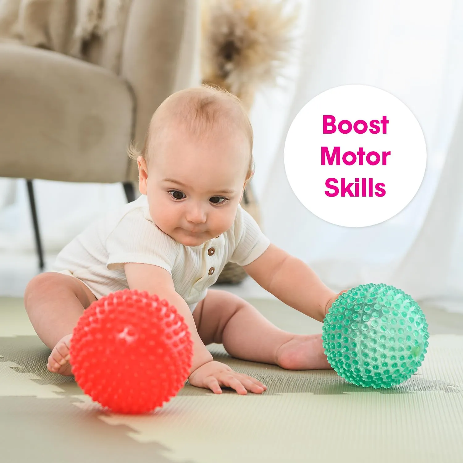 Edushape Scented Sensory Balls Baby Toys & Gifts for Ages 1 to 3