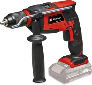 Einhell Cordless Impact Drill TE-ID 18 Li Solo Power X-Change (Li-Ion, 18 V, 13 mm quick-change chuck, forward/reverse rotation, speed electronics, no battery or charger)