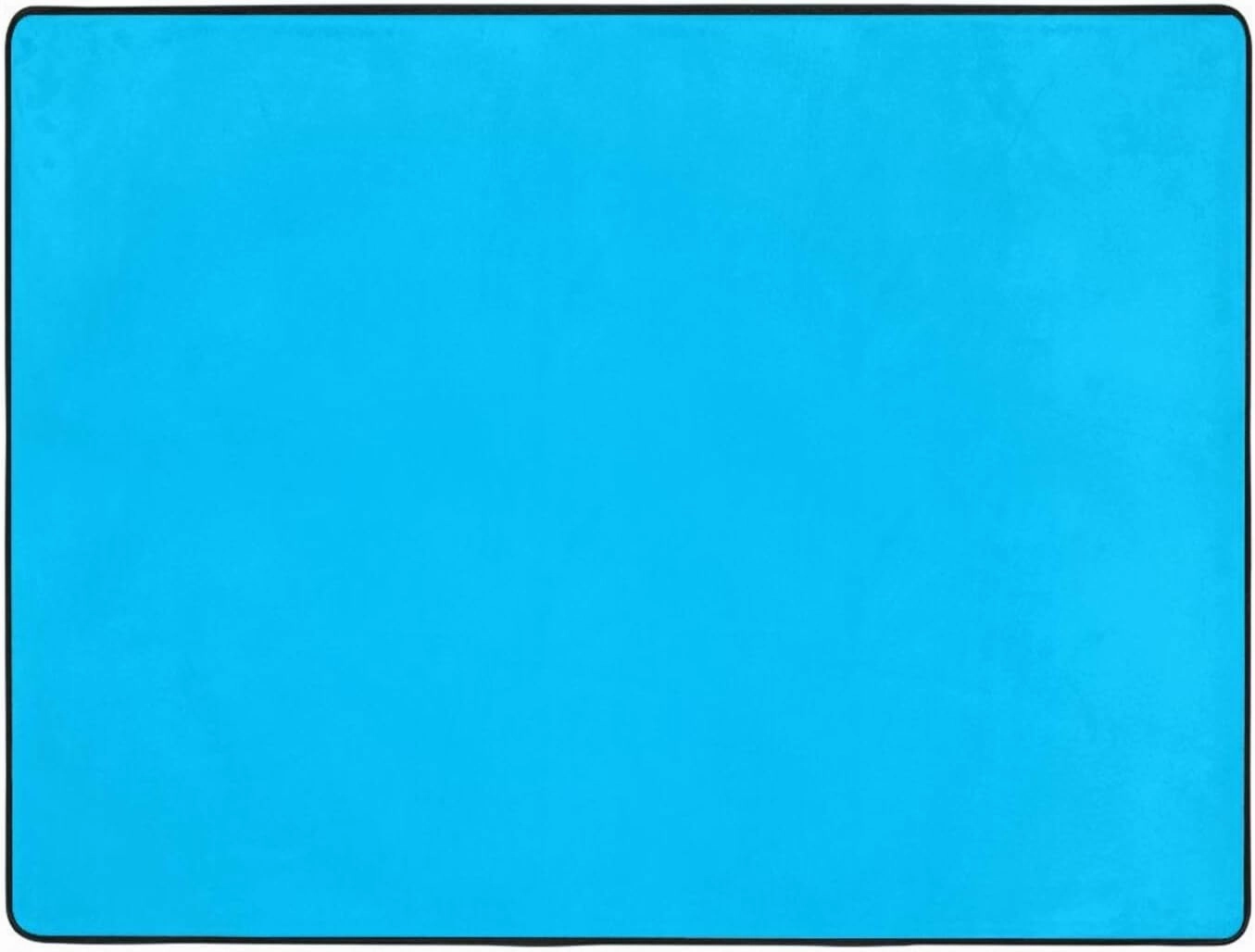 EkcoS Solid Color Light Blue Large Area Rugs for Living Room, Super Soft Fluffy Modern Bedroom Rug,Soft Plush Furry Bedside Rug,(63x48in)