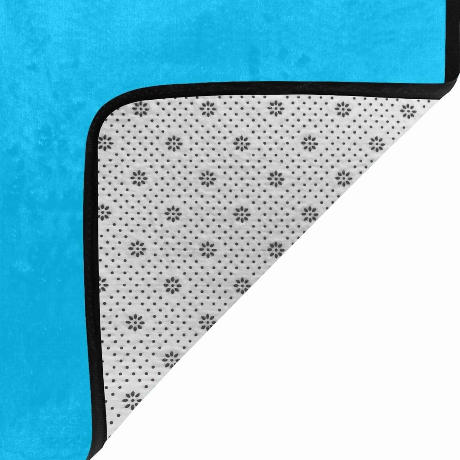 EkcoS Solid Color Light Blue Large Area Rugs for Living Room, Super Soft Fluffy Modern Bedroom Rug,Soft Plush Furry Bedside Rug,(63x48in)