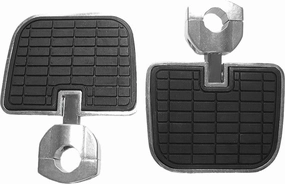 Emgo 54-48040 Floorboard Set W/1" Bckt