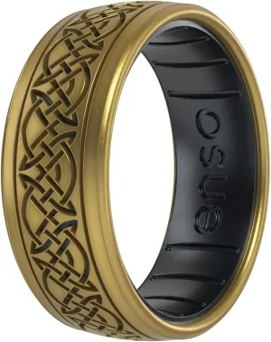 Enso Rings Lord of the Rings Collection - Comfortable DualTone Silicone Rings - Flexible Design