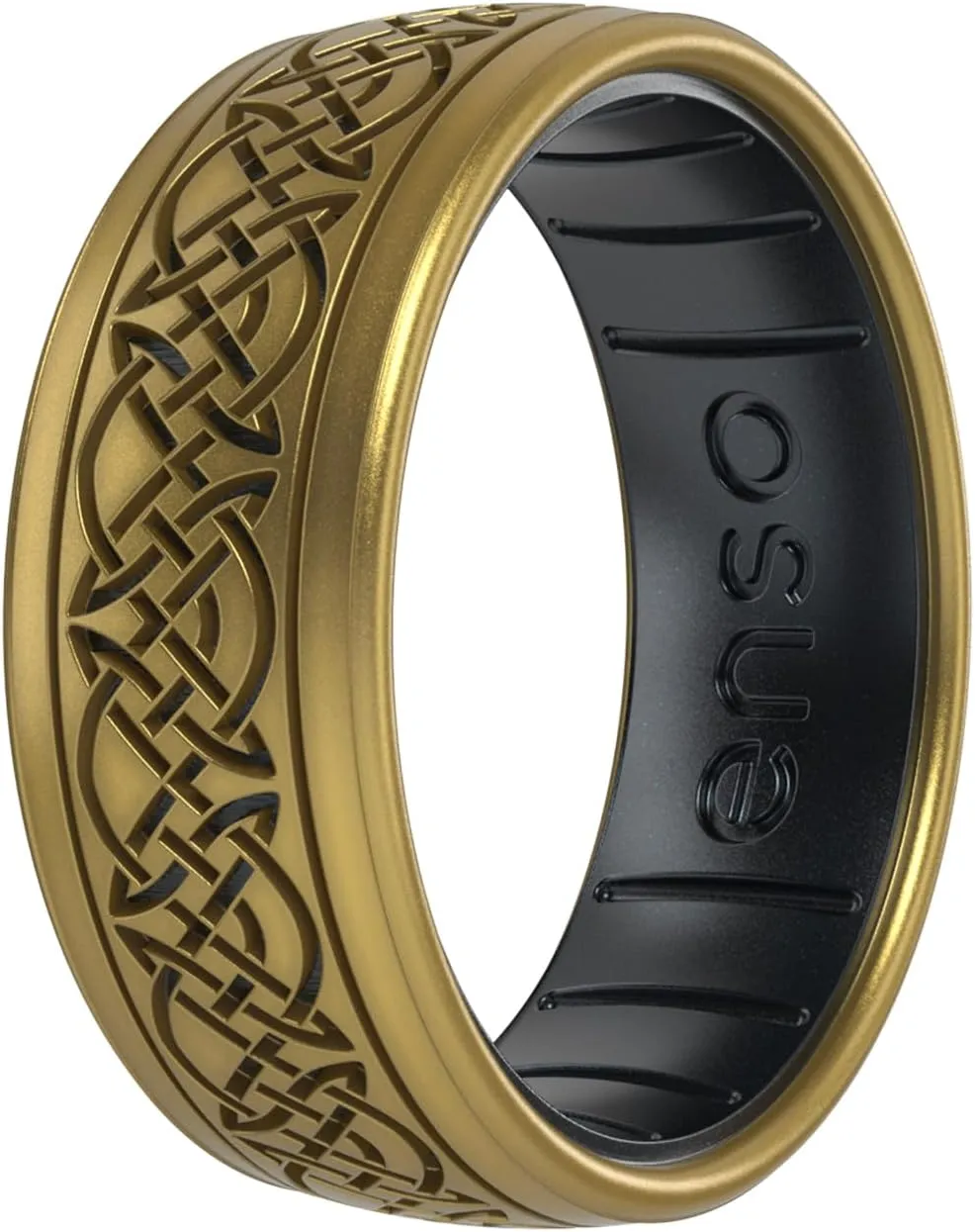 Enso Rings Lord of the Rings Collection - Comfortable DualTone Silicone Rings - Flexible Design