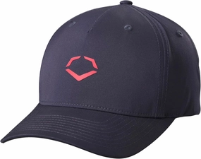 EvoShield Men's Standard Baseline Snapback Baseball Hat, Navy/Red