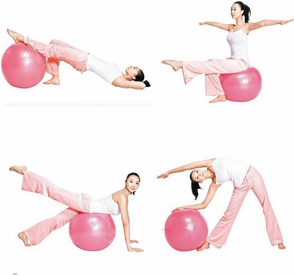 Explosion-Proof Fitness Ball/Yoga Ball/Training Ball/Slimming Fitness Ball/Yoga Ball Anti-Burst Fitness Ball 55/65/75/85/95CM (Color : E, Size : 75CM)