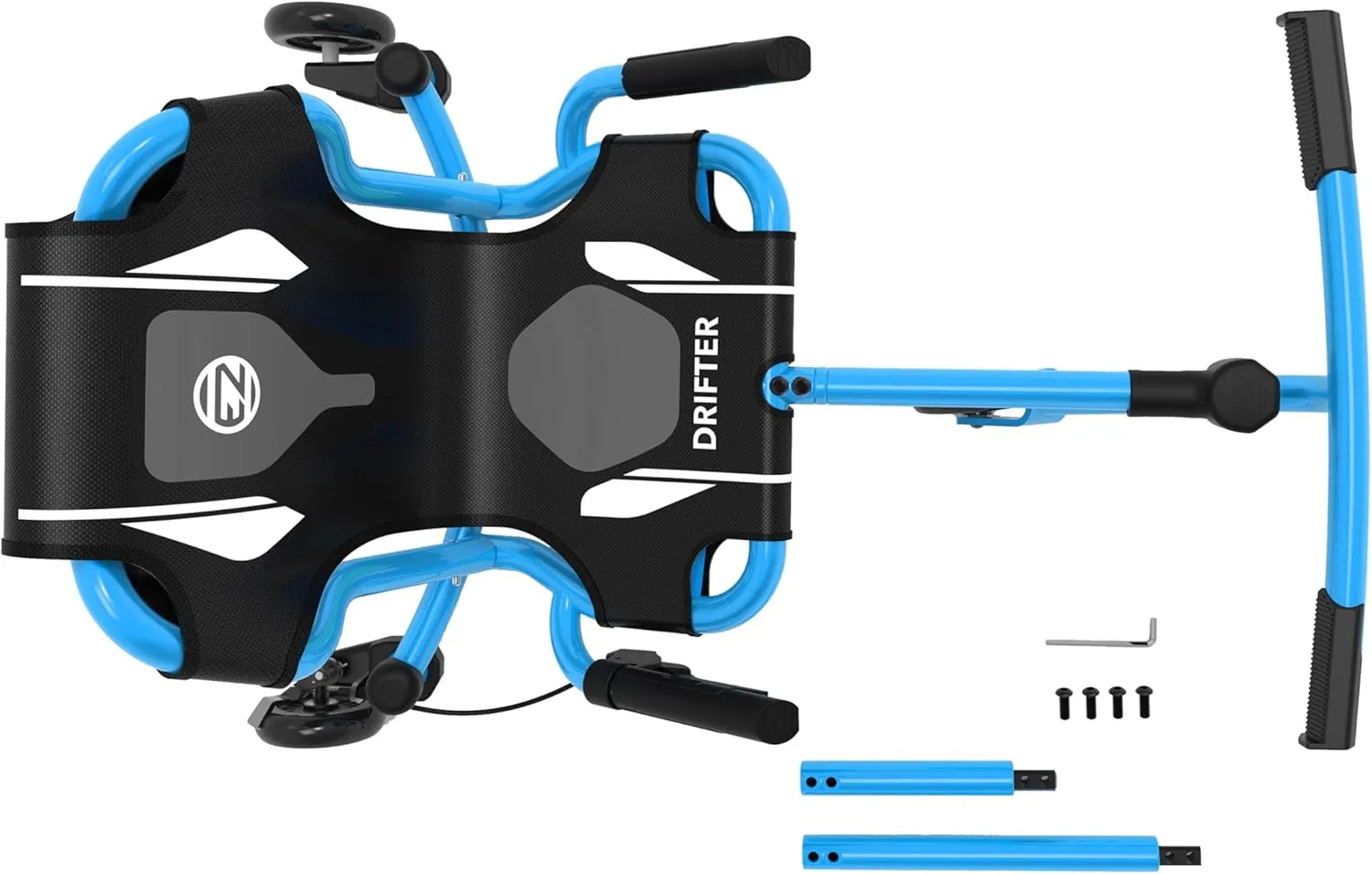 EzyRoller New Drifter-X Ride on Toy for Ages 6 and Older, Up to 150lbs. - Blue