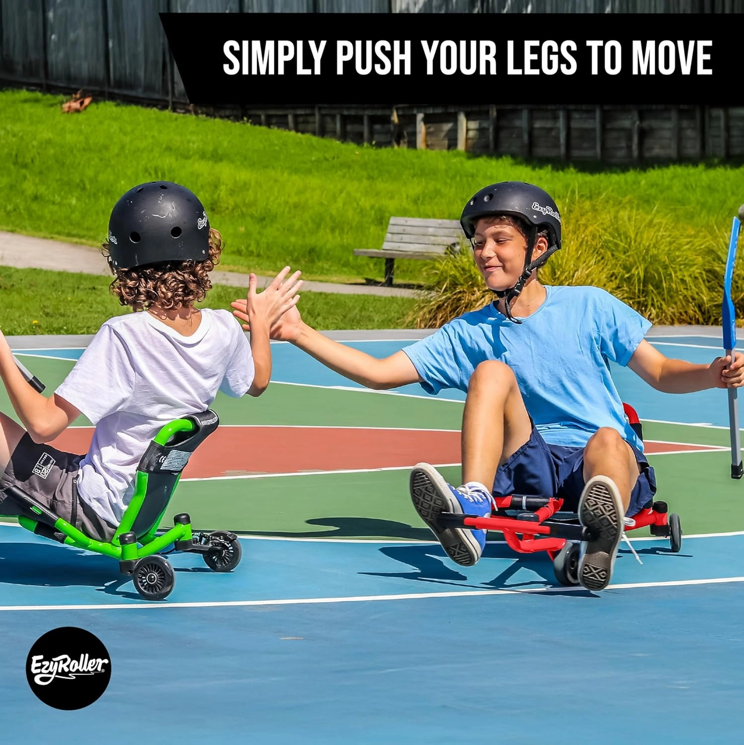 EzyRoller New Drifter-X Ride on Toy for Ages 6 and Older, Up to 150lbs. - Red