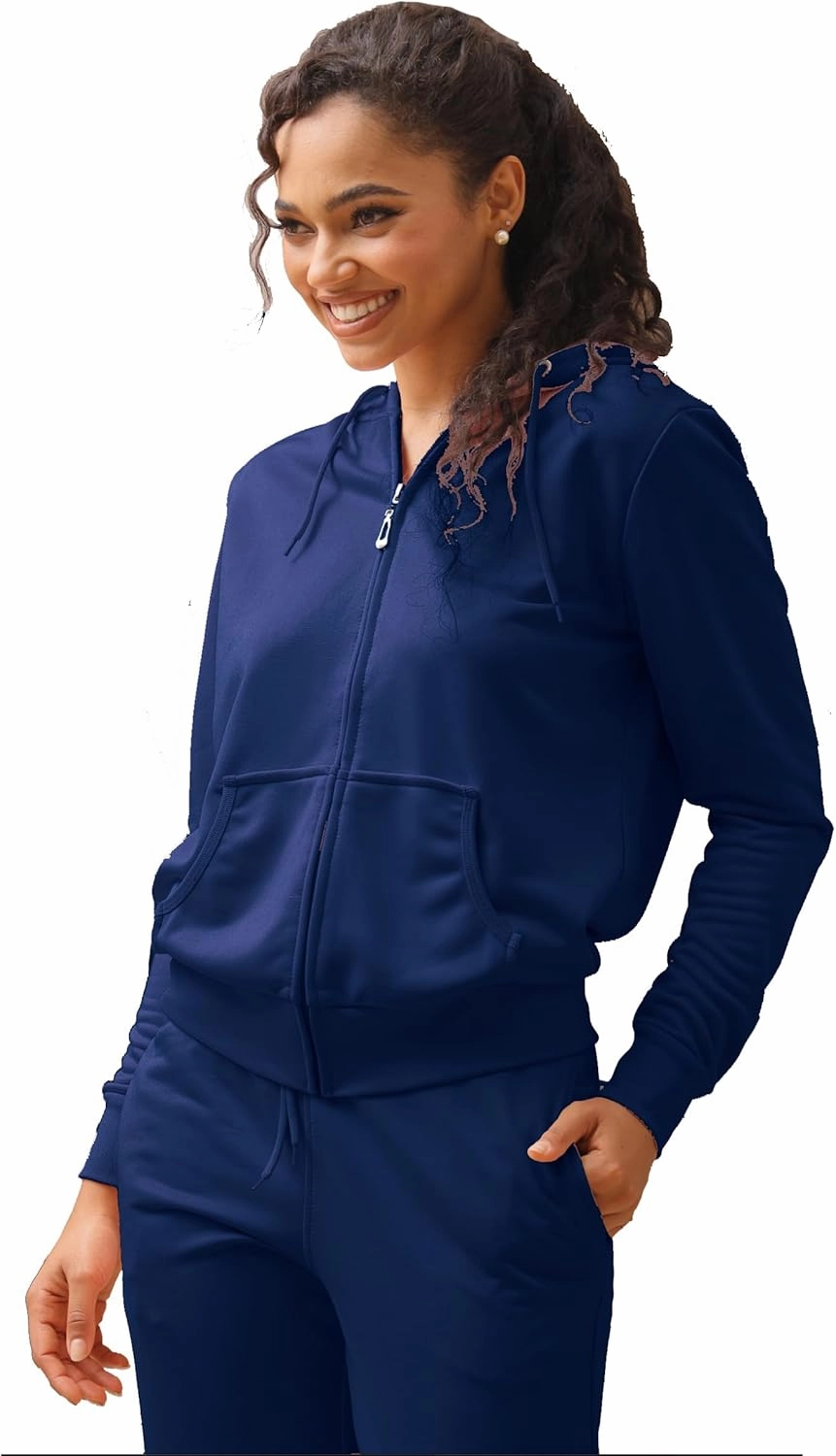 Facitisu Tracksuit for Women Set 2 Piece Joggers Terry Jogging Sweat Outfits Hoodie and Sweatpants