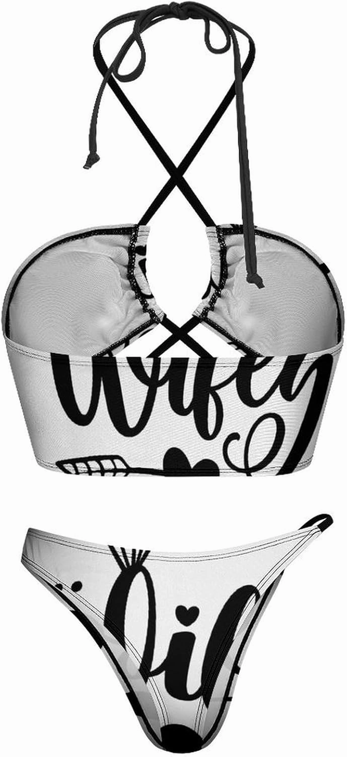 Fashion Sexy Adjustable Halter Bikini Set Two Piece Bathing Suits