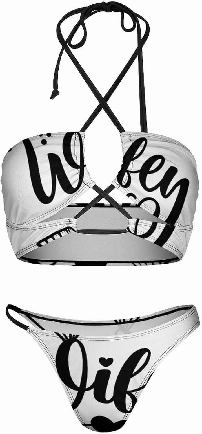 Fashion Sexy Adjustable Halter Bikini Set Two Piece Bathing Suits