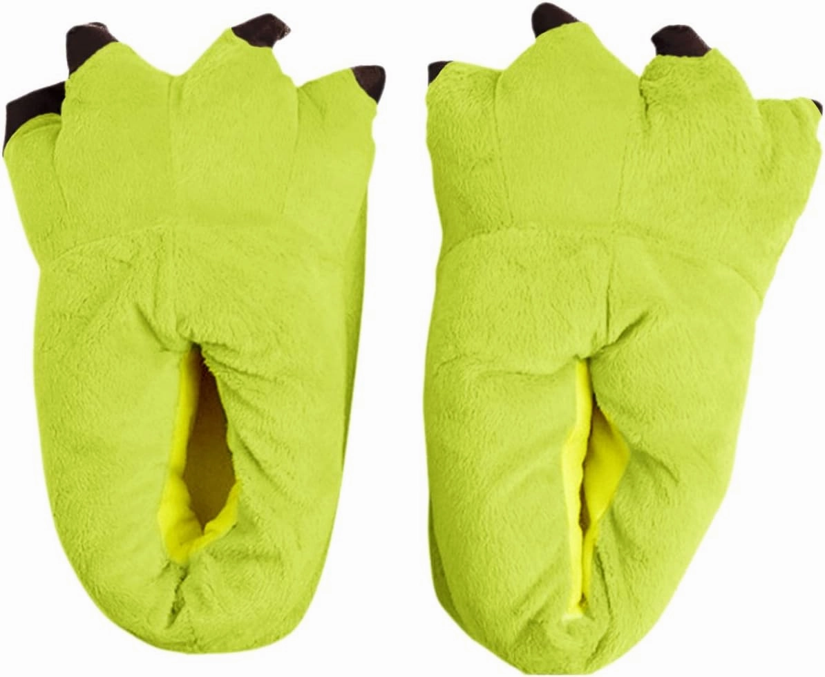 FashionFits Unisex Soft Plush Home Slippers Animal Costume Paw Claw Shoes