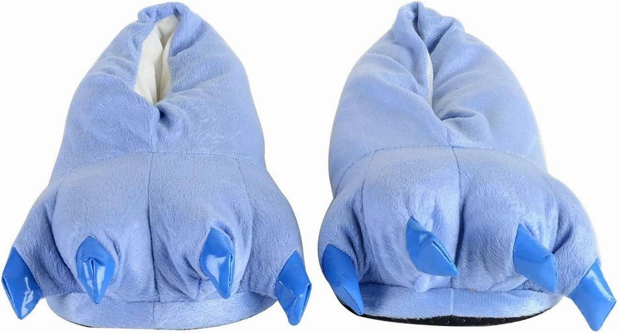 FashionFits Unisex Soft Plush Home Slippers Animal Costume Paw Claw Shoes