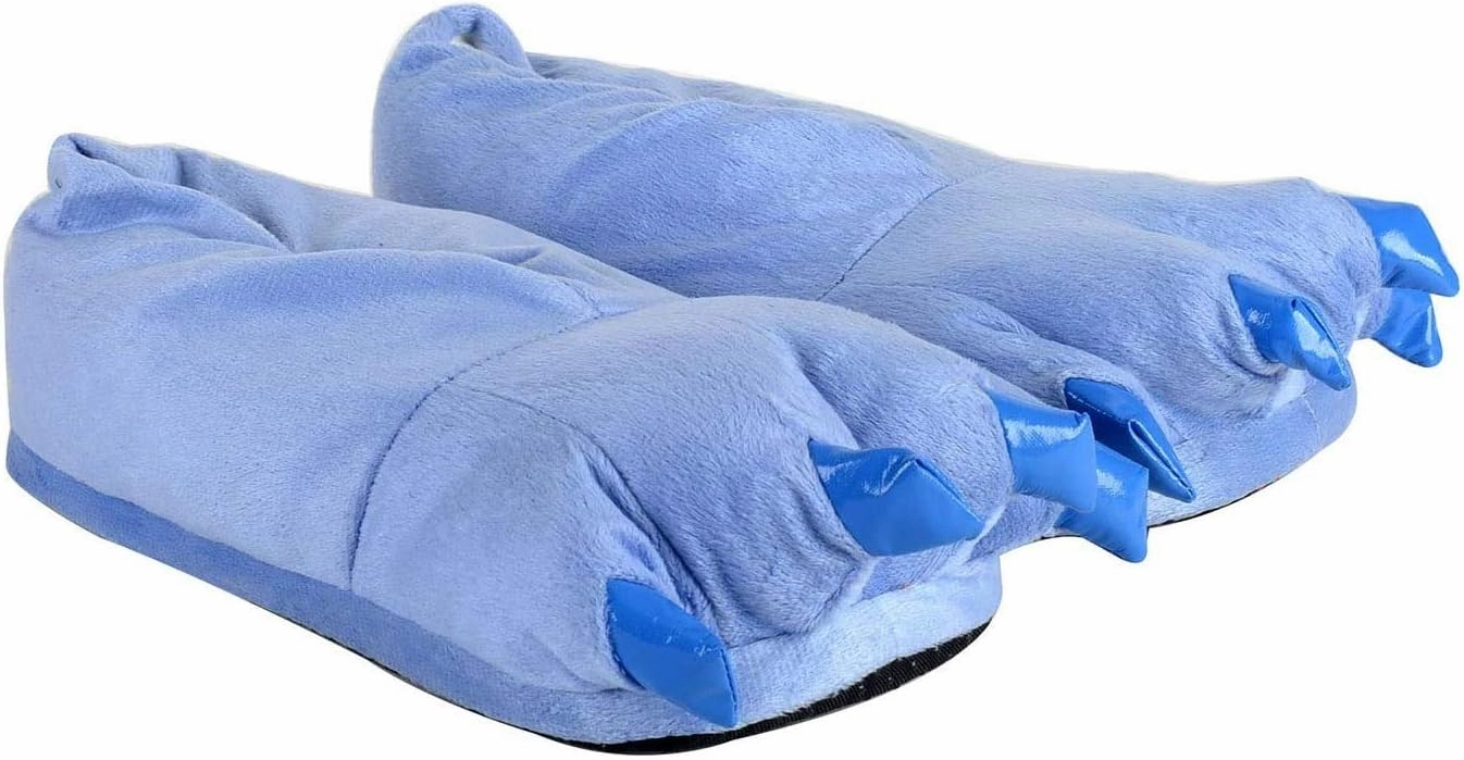 FashionFits Unisex Soft Plush Home Slippers Animal Costume Paw Claw Shoes