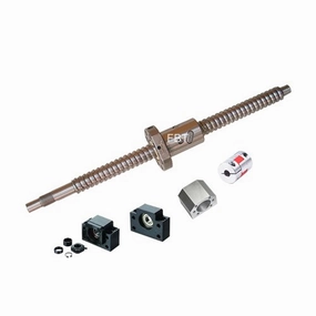 FBT Dia.25mm 2505 Anti-backlashed Ballscrew CNC Parts X Y Zkits = SFU2505 - L750 mm   Metal Deflector Ball nut   BK20 BF20 nd Support   NUT HOUSINGS   Flexible Coupler